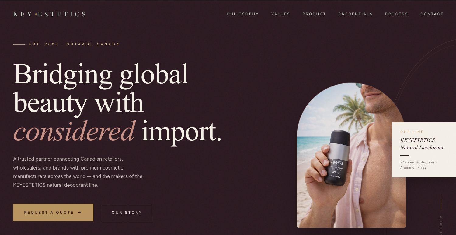 KEYESTETICS website